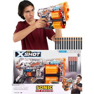Zuru X-Shot Skins Sonic Dread Retro blaster - 12 dartpile
