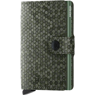Secrid Mini Wallet Kortholder med RFID I Hexagon Green