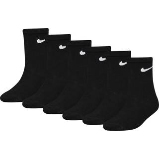 Nike Nike Black Little Kids Crew Socks 6 Pack