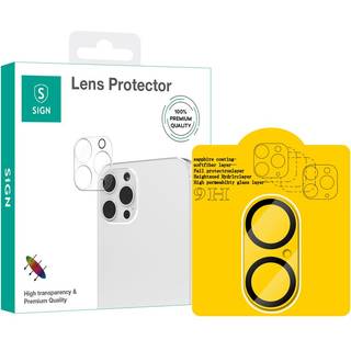 SiGN linsebeskyttelse i hærdet glas til iPhone 16 & iPhone 16 Plus