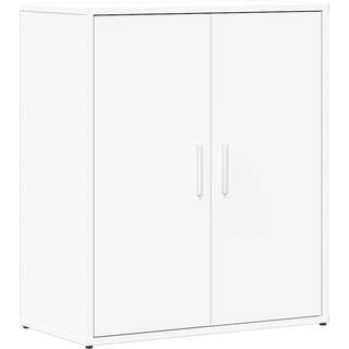 skænk 60x31x70 cm konstrueret træ hvid