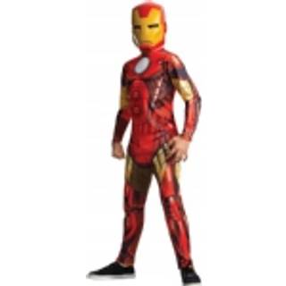 Iron Man Classic kostume - 7-8 år - 128 cm - heldragt med maske