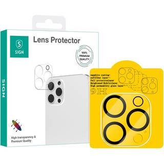 SiGN linsebeskyttelse i hærdet glas til iPhone 16 Pro & iPhone 16 Pro Max