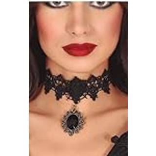 Choker med sort sten