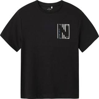 Name It Black/nmt Boy Printet T-shirt