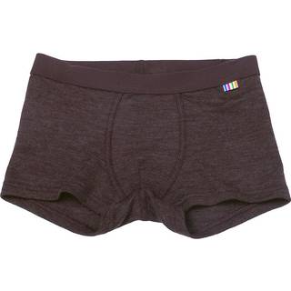 Boxershorts i brun i 100% merinould