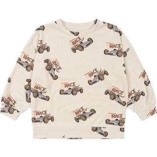 Konges Sløjd Itty Sweatshirt Race 9 months  Hvid  9 måneder  kvinde