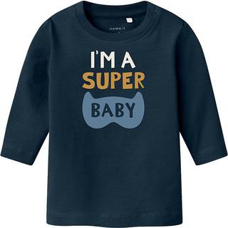 NAME IT Langærmet Bluse Vacion Dark Sapphire