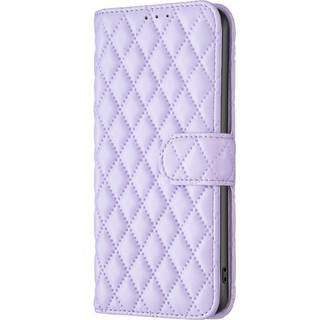 EIDERWOOD OnePlus Nord CE4 Lite (5G) Læder Flip Cover m. Pung & Strop - Rhombus - Lilla