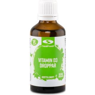 Healthwell Vitamin D3 Dråber, 50 ml