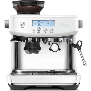 Sage SES 878 SST Espressomaskine Havsalt Hvid