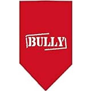 Bully Screen Print Bandana Red Large
