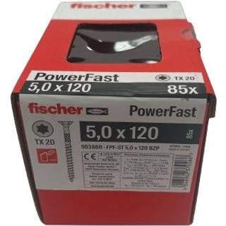 Fischer Spånpladeskrue FPF-ST 5,0X120 BZP ✓ På lager - klar til levering og afhentning