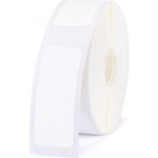 Termiske etiketter til Niimbot D11 etiketteringsmaskine, Selvklæbende, 12x40mm, Hvid