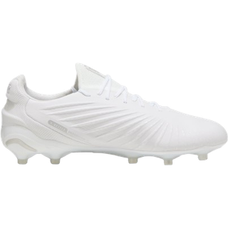 Puma KING ULTIMATE FG/AG Football Boots Unisex, White, Size 42, Shoes - Silver - 42
