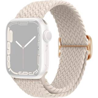SKALO Flettet Rem Apple Watch 42/44/45/49 mm - Hvid