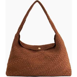 Dune London Dune London Brown Deliberate Xl Xl Woven Slouch Bag