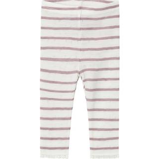 Wang Wool Needle Leggings, Snow White Purple Dove, 74 cm