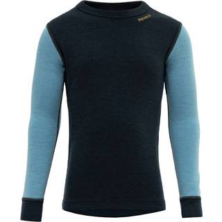 Devold EXPEDITION MERINO SILK SHIRT KID Skiundertrøje, Ink, 8 år