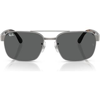Ray - Ban Unisex RB3751 004/B1 Solbriller Metal Grå Grå Firkantet Normal - Grå