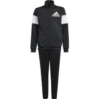 adidas adidas Black Colourblock Tracksuit