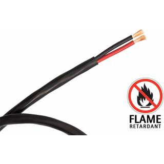 Supra SkyFlex 2x4.0 FRHF højttalerkabel, sort løbende meter