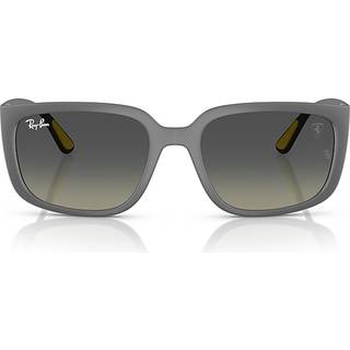 Ray - Ban Unisex RB4443M F60811 Solbriller Kig Grå Grå Firkantet Normal Skygge - Grå