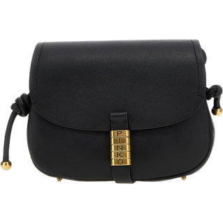 Pinko Saddle Mini Crossover taske sort