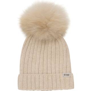 Huttelihut Sand Melange Alpaca Pompom Hue