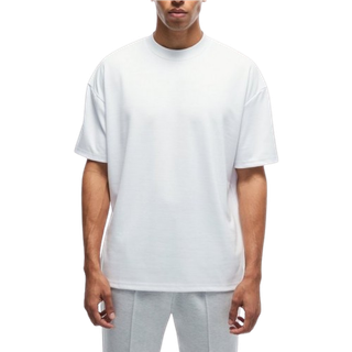 Mens Ecru Oversized Premium Super Heavyweight T-shirt