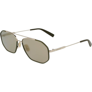 Ferragamo Mand SF303SLN 726 Solbriller Metal Guld Firkantet Normal Normal