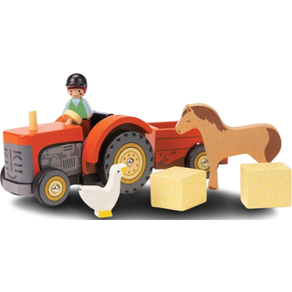 Traktor med anhænger