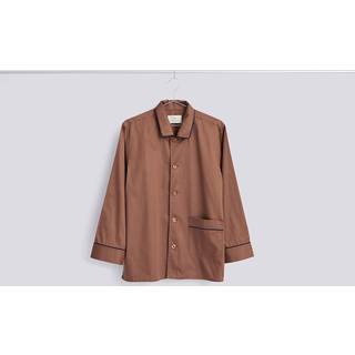 Outline Pyjamasskjorte, Milk Chocolate, XS/S