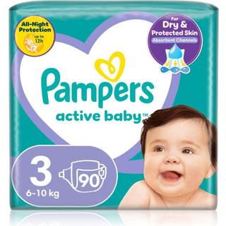Pampers Active Baby Size 3 engangsbleer 6-10 kg 90 stk. - 90 stk.