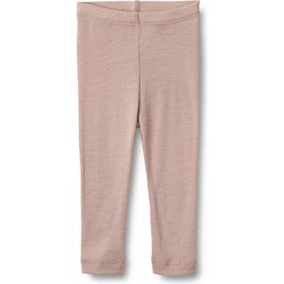 Agi Wool Baby Leggings, Dry Rose, 68 cm