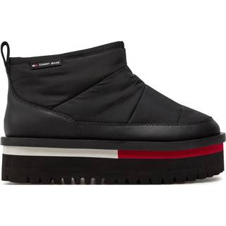 Padded Cleat Flatform Ankle Boots