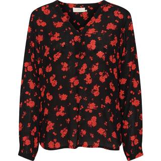 Kaffe KAamber Bluse - Rød - Str 36 - Damer