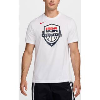 USAB Nike Dri-FIT-basketball-T-shirt til mænd - hvid - L