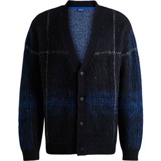 HUGO Blue Soena Knit Cardigan Black