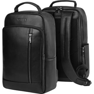 Leather Backpack - Black