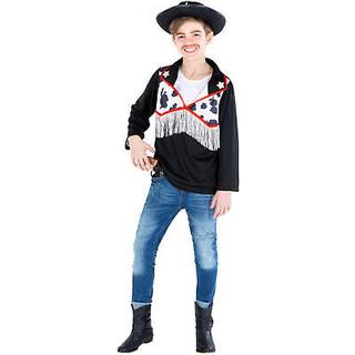Cowboy Sherifskjorte kostume - 140 (10-12y)