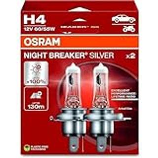 Osram Night Breaker Silver - H4 Halogen forlygte lampe - 2 -pakke