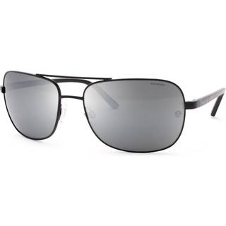 North Sails Unisex Amerigo NS044 Solbriller Metal Sort Sølv Firkantet Polariseret