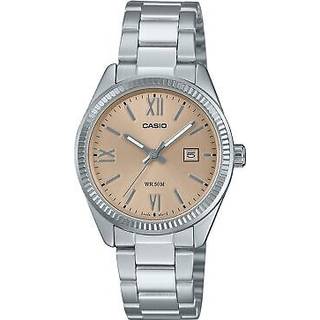Elegant Champagne Sølv Casio Damer Ur - 30 mm