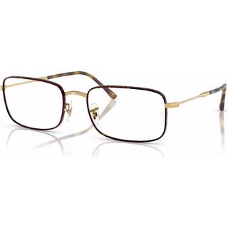 Ray - Ban Unisex RX3746V 3177 Optiske stel Metal Skildpadde Transparent Geometrisk Normal