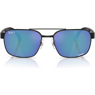 Ray - Ban Unisex RB3751CH 002/4L Solbriller Metal Sort Firkantet Polariseret