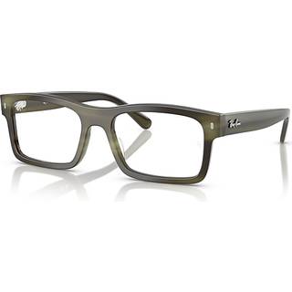 Ray - Ban Unisex RX5435 8405 Optiske stel Acetat Brun Transparent Firkantet Normal