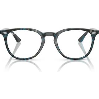 Ray - Ban Unisex Ray - Ban RX7159 8394 Optiske stel Acetat Blå Transparent Pantos Normal