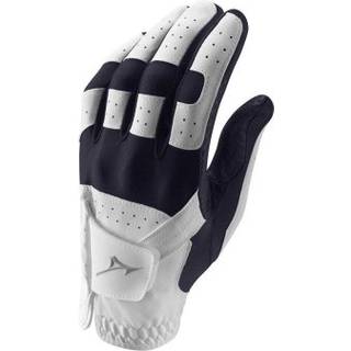 Mizuno Handske i stretch, hvid/marine