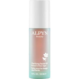 Alpyn afklarende ansigtsolie med retinol og lyserøde alger | Ryd overbelastning Glatte fine linjer Forbedre tekstur og glød | 1 fl oz / 30 ml